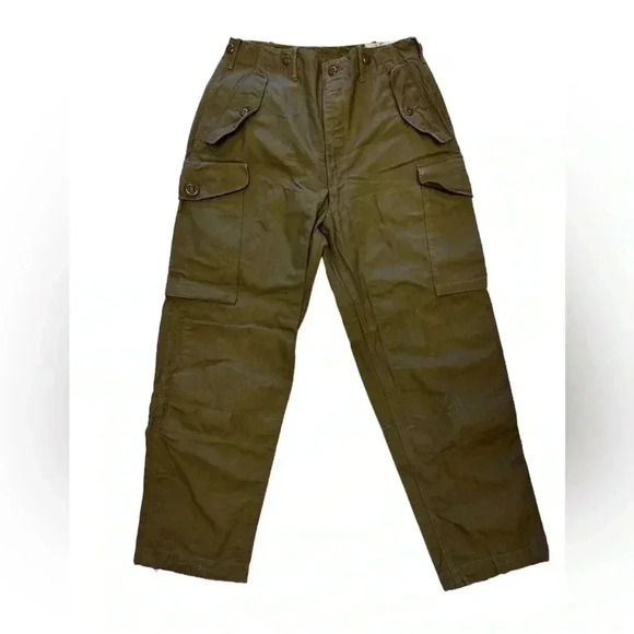 Peerless Vintage Combat  Military Trousers March 1963 Army Green Size 5 - Picture 1 of 9